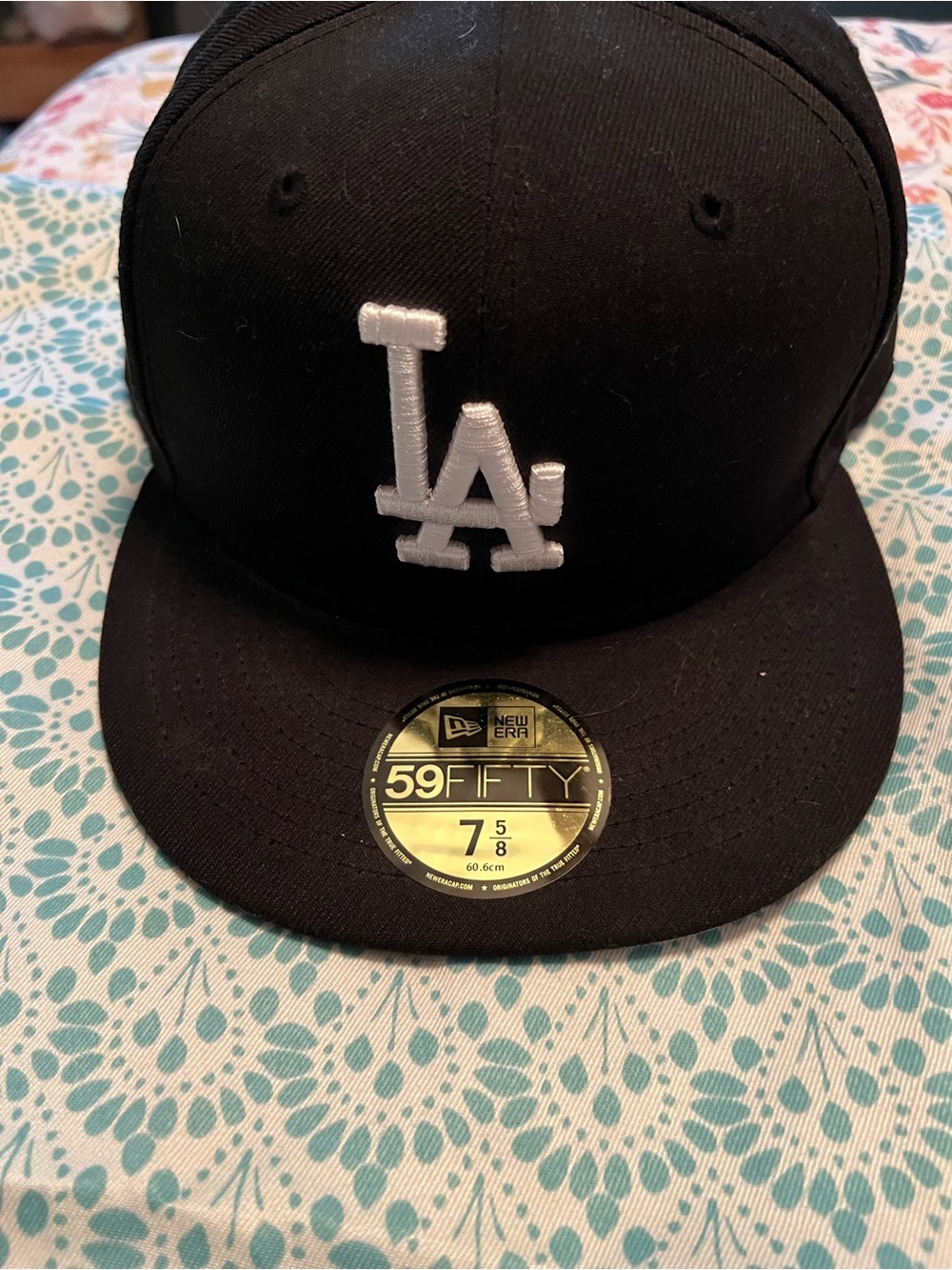 Black LA cap. Brand new.